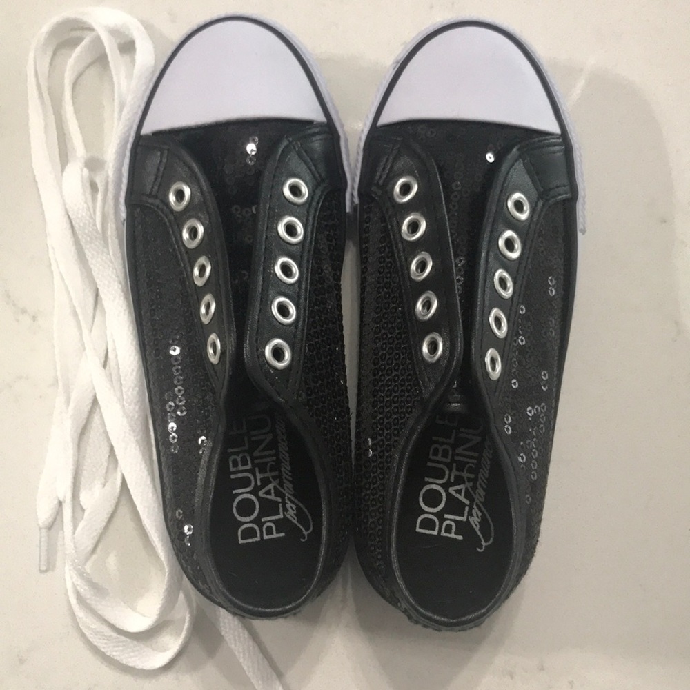 Double Platinum dance shoes